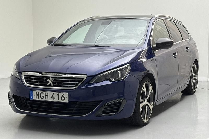 Blå Begagnad 2016 Peugeot 308 GT Kombi | 104 800 kr (Bra pris) - Bild 1/4