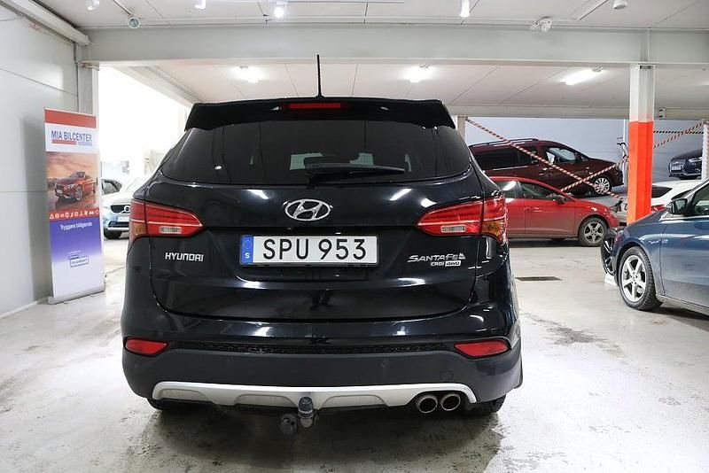 Begagnad Hyundai Santa Fe Premium 197 HK (144 kW) 2015 Svart SUV