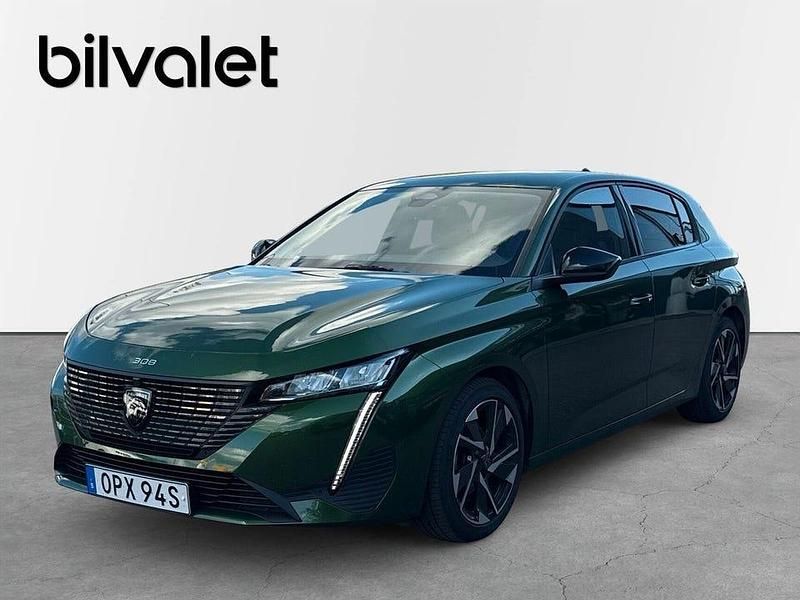 Grön Begagnad 2022 Peugeot 308 Allure Halvkombi | 219 900 kr (Marknadspris) - Bild 1/4