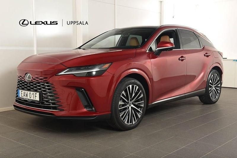 Begagnad Lexus RX450h+ Executive Line 309 HK (227 kW) 2023 Röd metallic SUV