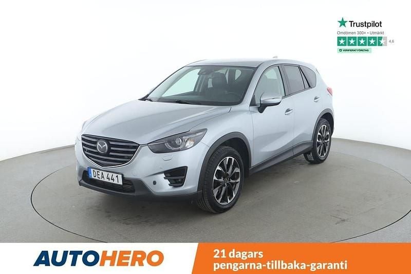 Grå Begagnad 2015 Mazda CX-5 SUV | 147 000 kr (Marknadspris) - Bild 1/4