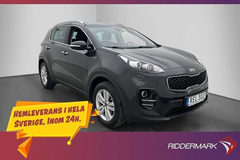 Svart Begagnad 2017 Kia Sportage Advance SUV | 159 800 kr (Bra pris) - Bild 1/3