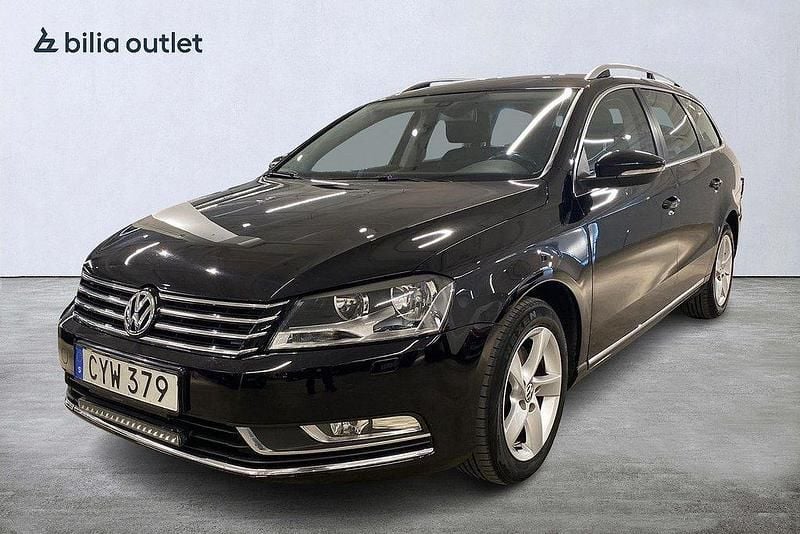 Svart Begagnad 2014 VW Passat Kombi | 94 900 kr (Bra pris) - Bild 1/4