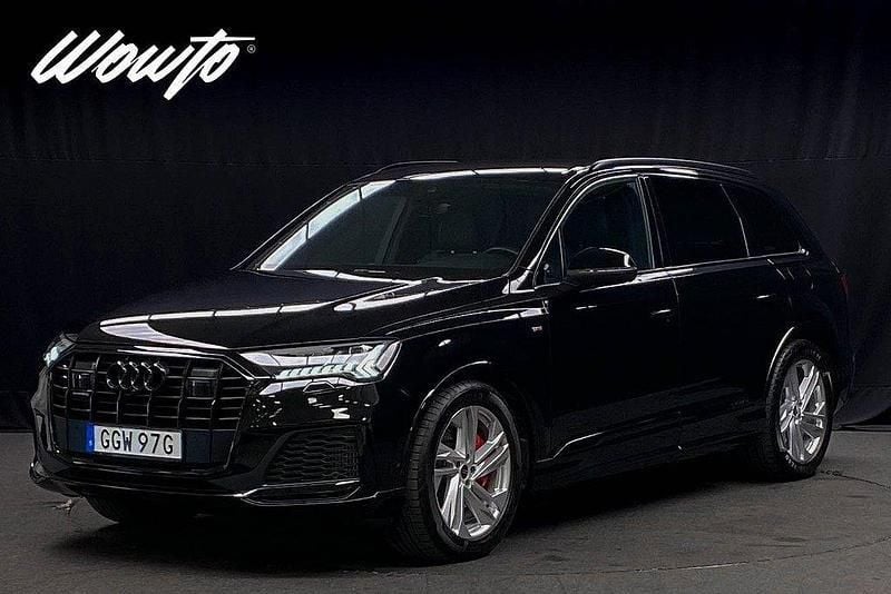 Svart Begagnad 2021 Audi Q7 S-Line SUV | 649 800 kr (Superpris) - Bild 1/3