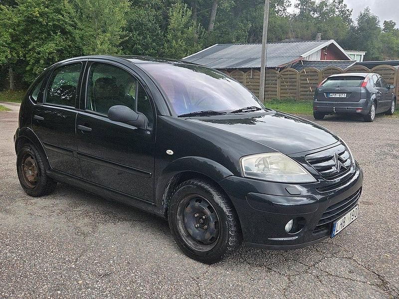 Svart Begagnad 2007 Citroën C3 Halvkombi | 19 900 kr (Bra pris) - Bild 1/4