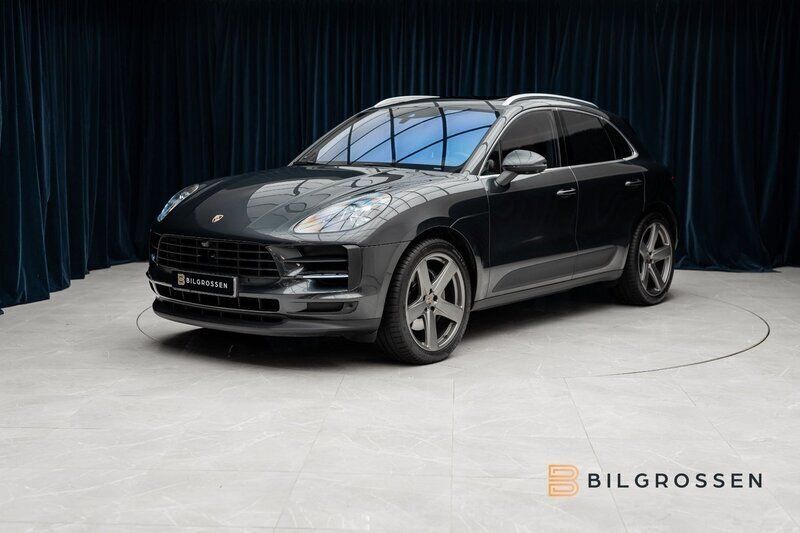 Grå Begagnad 2019 Porsche Macan S SUV | 479 900 kr (Superpris) - Bild 1/4