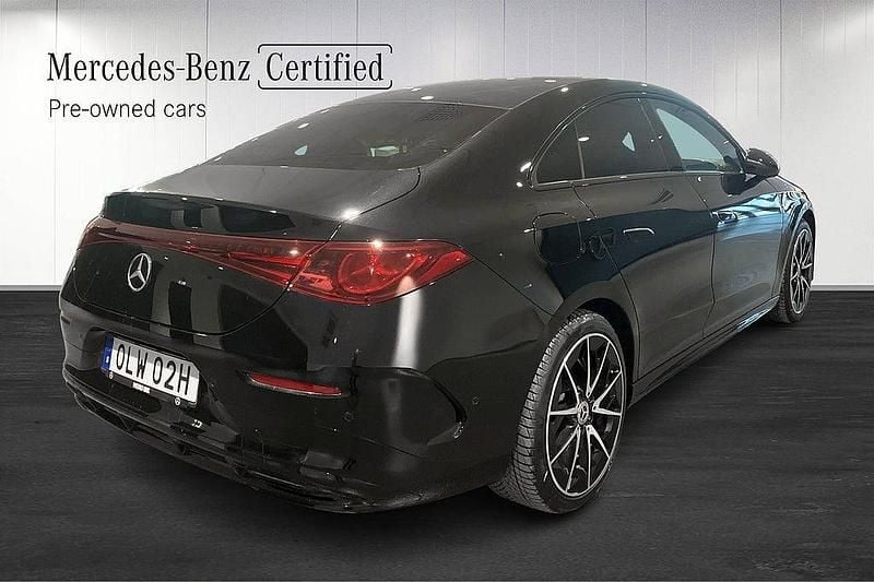 Begagnad Mercedes CLA 250+ AMG Line Premium 200 kW (272 HK) 2025 Svart Sedan