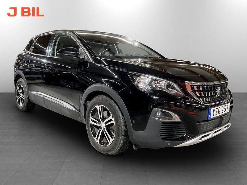 Begagnad Peugeot 3008 Allure 131 HK (96 kW) 2017 Svart SUV