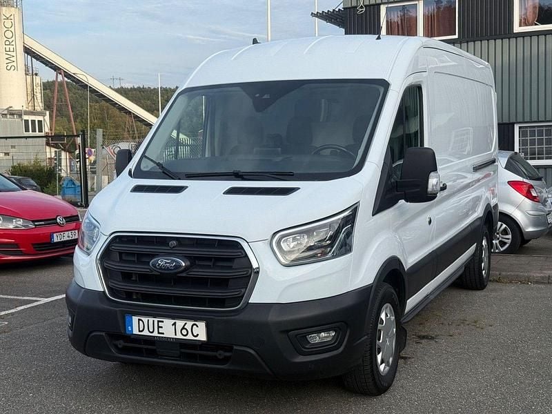 Vit Begagnad 2020 Ford Transit Van | 289 990 kr (Marknadspris) - Bild 1/4