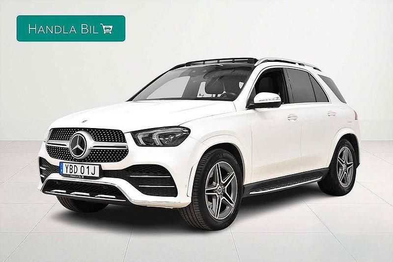 Vit Begagnad 2021 Mercedes GLE350 AMG SUV | 649 900 kr (Marknadspris) - Bild 1/4