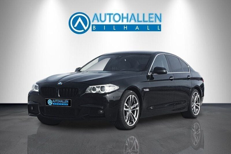 Svart Begagnad 2015 BMW 520 Sedan | 169 000 kr (Marknadspris) - Bild 1/4