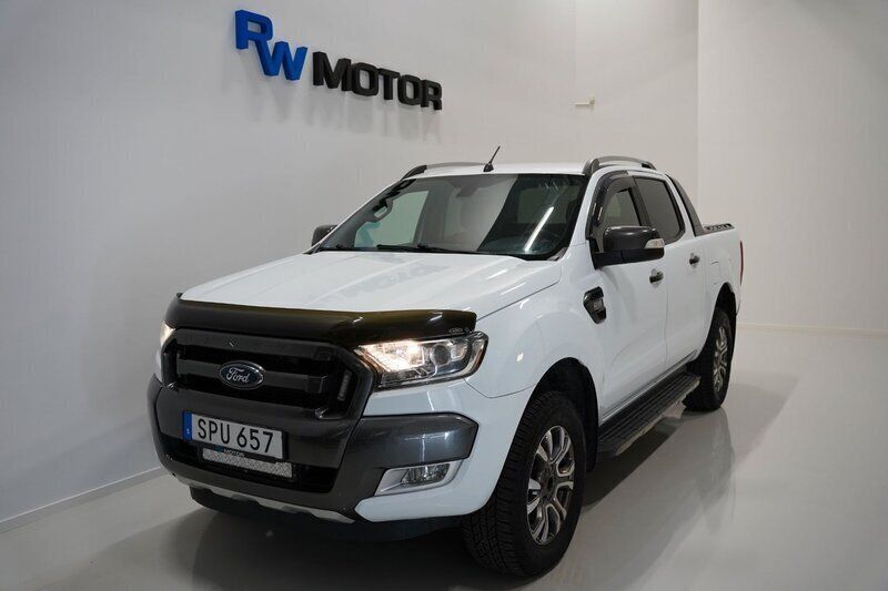 Vit Begagnad 2016 Ford Ranger Wildtrack Pickup | 239 700 kr (Marknadspris) - Bild 1/4