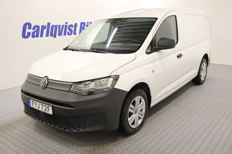 Vit Begagnad 2023 VW Caddy Maxi Minibuss | 365 000 kr (Dyr) - Bild 1/4
