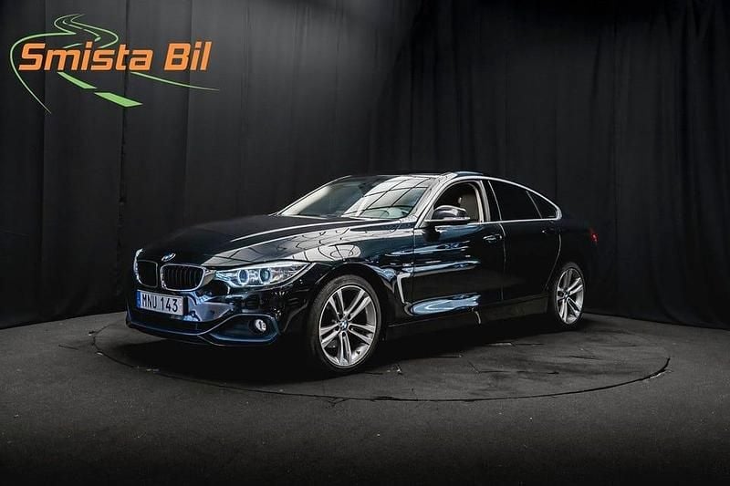 Svart Begagnad 2014 BMW 428 Gran Coupé Sport Line Sportkupé | 179 700 kr (Marknadspris) - Bild 1/4