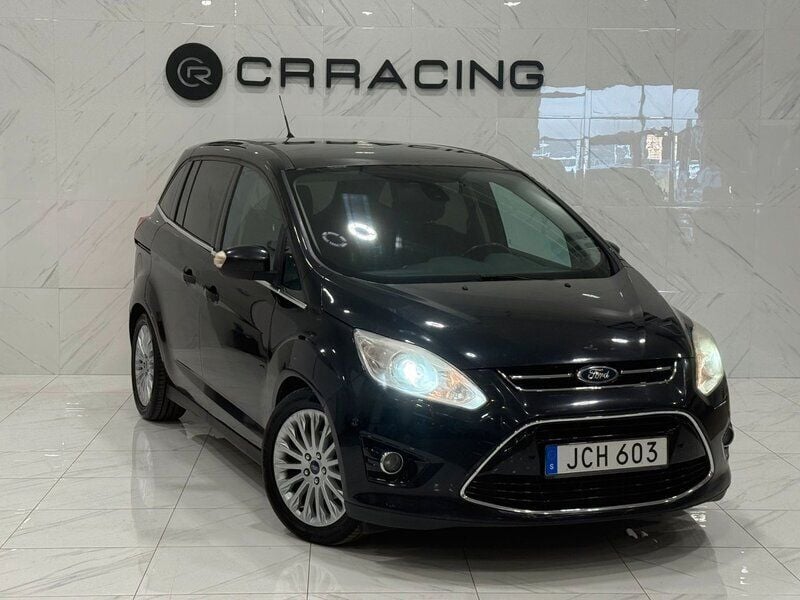 Svart Begagnad 2010 Ford Grand C-Max Titanium Minibuss | 64 900 kr (Marknadspris) - Bild 1/4