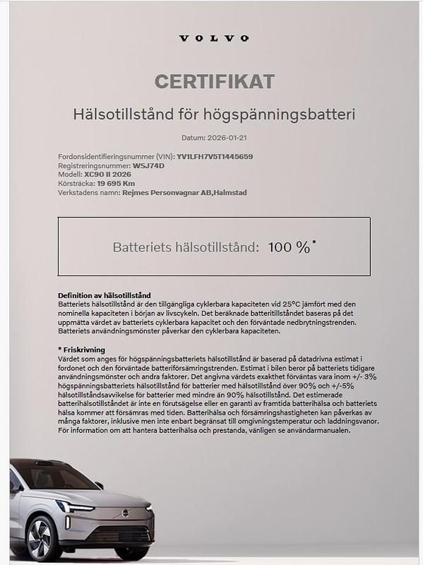 Begagnad Volvo XC90 455 HK (334 kW) 2026 Svart SUV