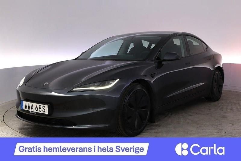 Begagnad Tesla Model 3 Long Range AWD 366 kW (498 HK) 2024 Grå Sedan