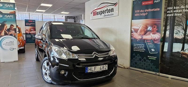 Svart Begagnad 2013 Citroën C3 Halvkombi | 38 900 kr (Marknadspris) - Bild 1/4