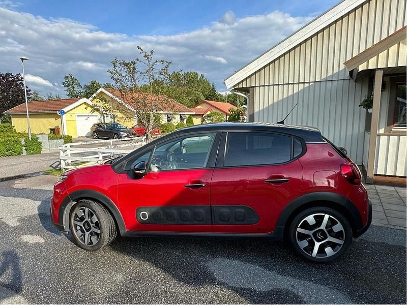 Röd Begagnad 2017 Citroën C3 Halvkombi | 78 000 kr (Bra pris) - Bild 1/4