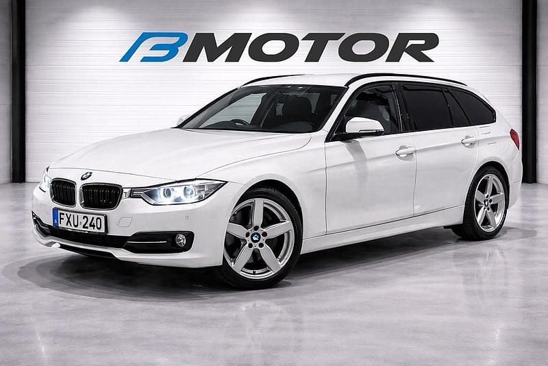 Begagnad BMW 320 Sport Line 184 HK (135 kW) 2015 Vit Kombi