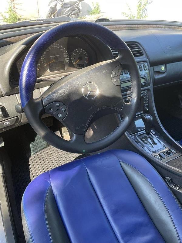 Begagnad Mercedes CLK55 AMG AMG 347 HK (255 kW) 2000 Silver Sportkupé