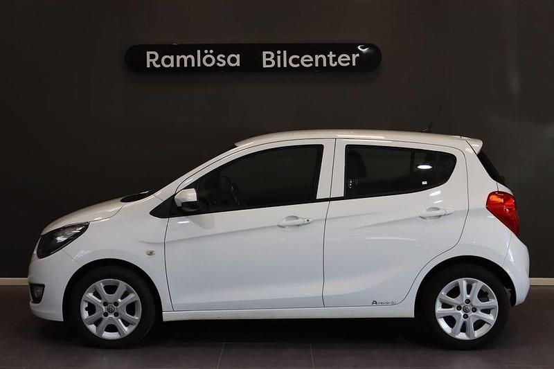 Vit Begagnad 2016 Opel Karl Halvkombi | 89 900 kr - Bild 1/4