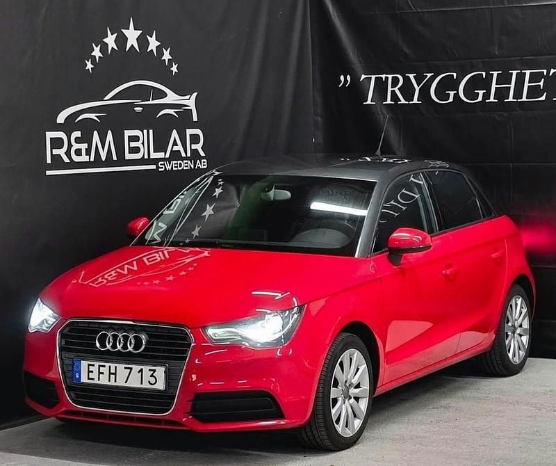 Röd Begagnad 2014 Audi A1 Sport Halvkombi | 99 800 kr (Marknadspris) - Bild 1/4