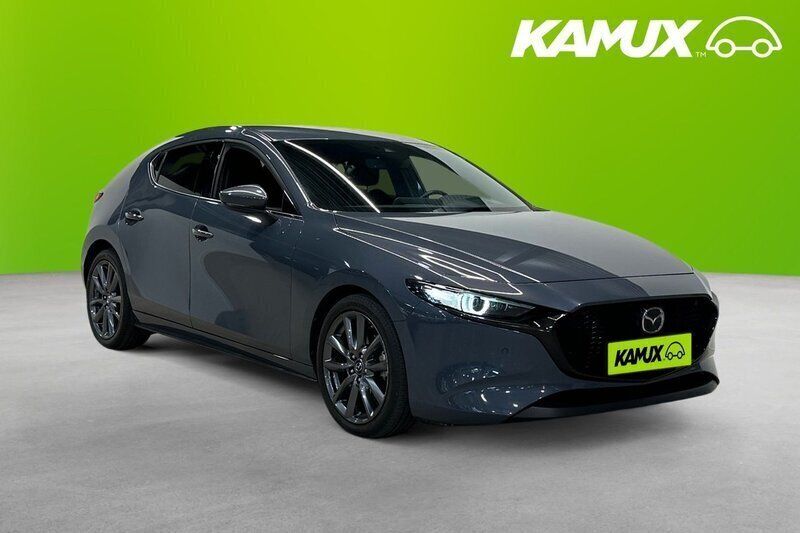 Grå Begagnad 2019 Mazda 3 Inclusive Halvkombi | 214 800 kr (Marknadspris) - Bild 1/4
