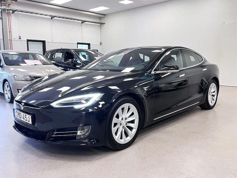 Svart Begagnad 2020 Tesla Model S Long Range AWD Halvkombi | 399 900 kr (Bra pris) - Bild 1/4