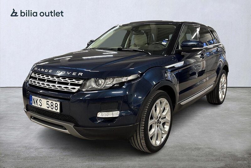 Blå Begagnad 2012 Land Rover Range Rover evoque SUV | 179 900 kr (Marknadspris) - Bild 1/3