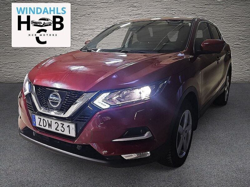 Röd Begagnad 2017 Nissan Qashqai SUV | 166 900 kr (Marknadspris) - Bild 1/4