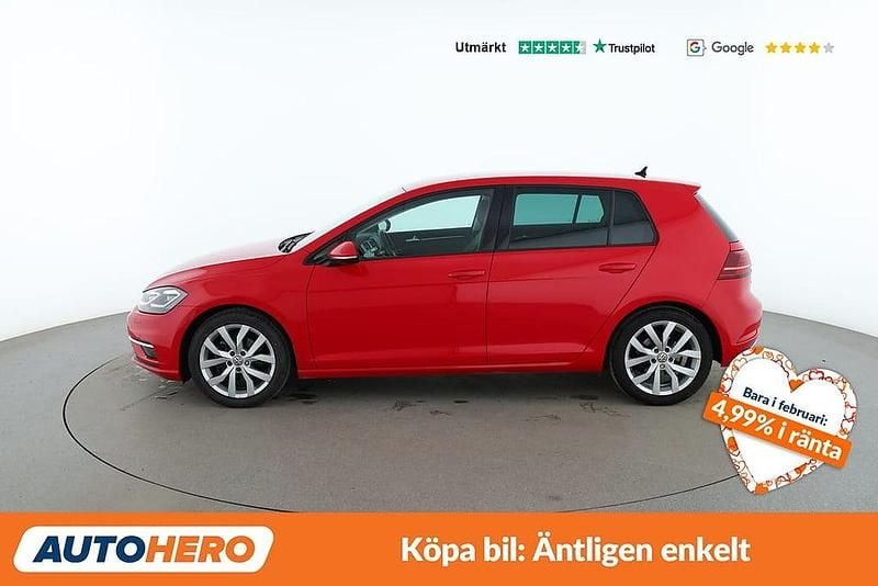 Begagnad VW Golf VII 151 HK (111 kW) 2018 Röd Halvkombi