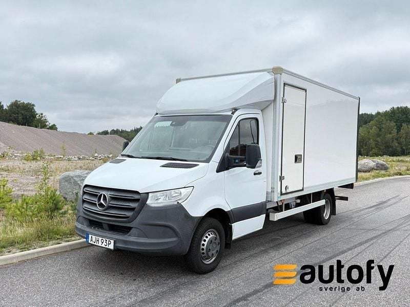 Vit (gul) Begagnad 2019 Mercedes Sprinter Van | 374 900 kr - Bild 1/4