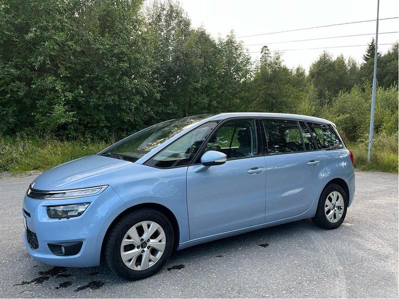 Begagnad Citroën Grand C4 Picasso 120 HK (88 kW) 2014 Blå Minibuss