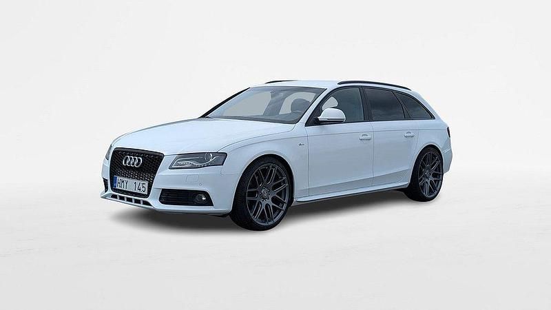 Vit Begagnad 2008 Audi A4 S-Line Kombi | 84 900 kr (Dyr) - Bild 1/4
