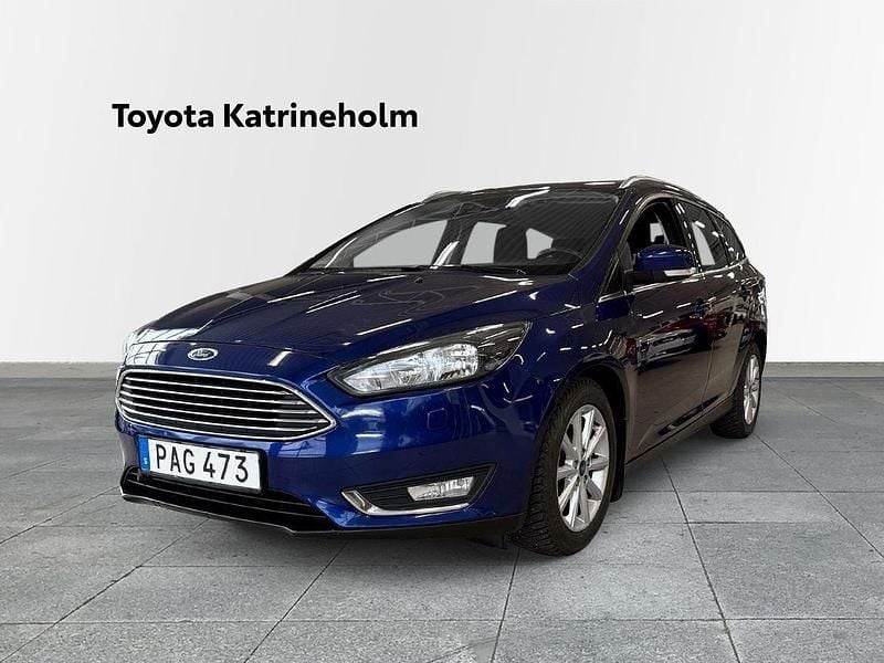 Blå Begagnad 2016 Ford Focus S Kombi | 99 900 kr (Marknadspris) - Bild 1/4