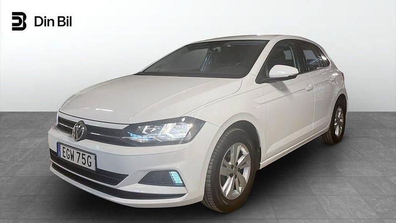 Begagnad VW Polo 95 HK (69 kW) 2019 Vit Halvkombi