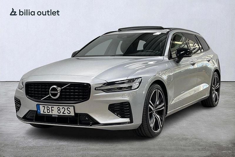 Silver Begagnad 2021 Volvo V60 R-Design Kombi | 439 900 kr (Lite dyr) - Bild 1/3