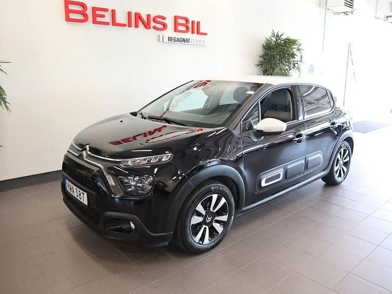 Svart Begagnad 2023 Citroën C3 Shine Halvkombi | 169 500 kr (Lite dyr) - Bild 1/4