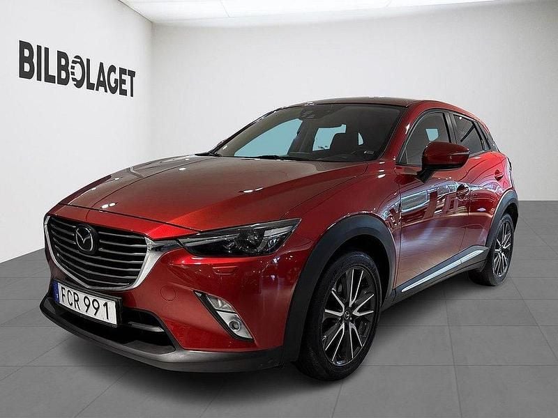 Röd Begagnad 2016 Mazda CX-3 Optimum SUV | 139 900 kr (Marknadspris) - Bild 1/4