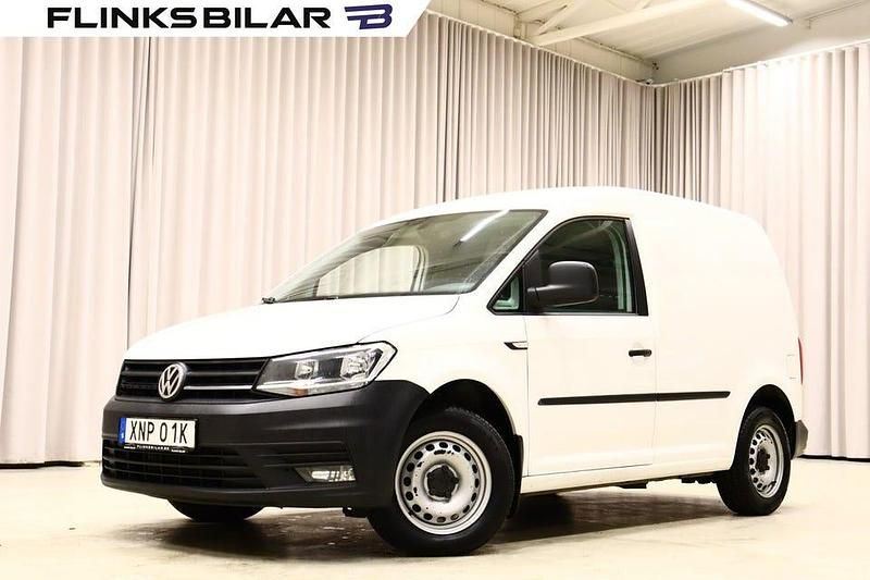 Vit Begagnad 2020 VW Caddy Minibuss | 139 800 kr (Marknadspris) - Bild 1/4
