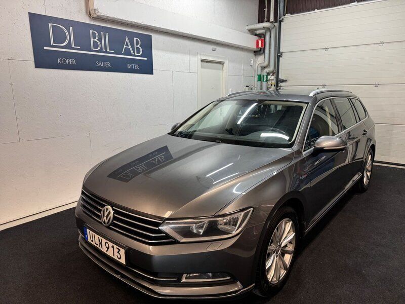 Grå Begagnad 2015 VW Passat GT Kombi | 89 900 kr - Bild 1/4