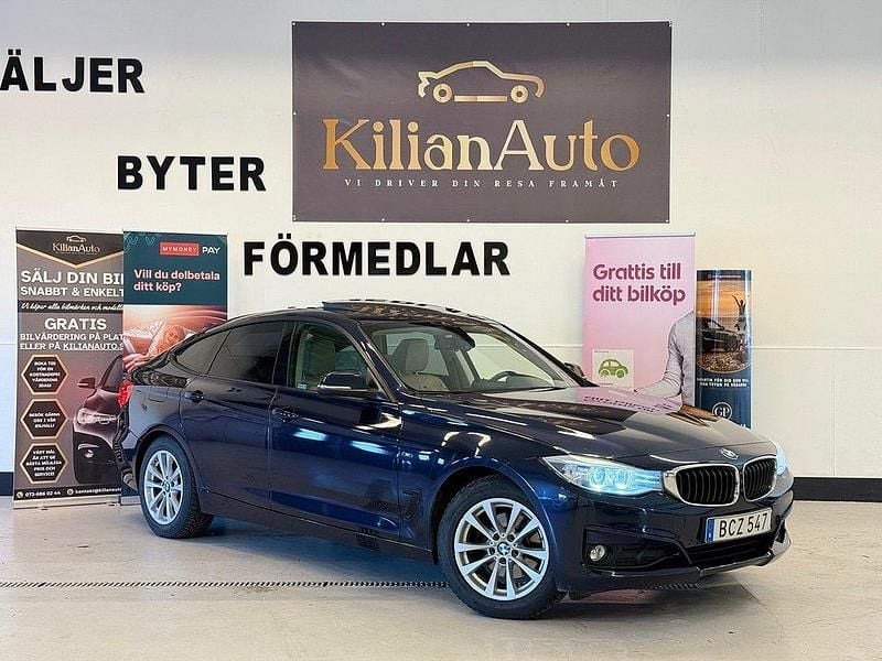 Flerfärgad (blå) Begagnad 2014 BMW 320 Gran Turismo Sport Line Halvkombi | 139 900 kr (Marknadspris) - Bild 1/4