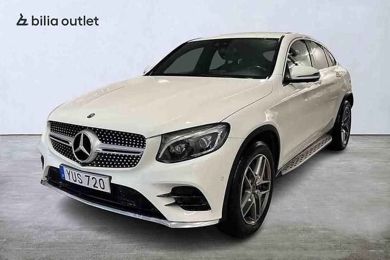 Vit Begagnad 2018 Mercedes GLC220 Sportkupé | 289 900 kr - Bild 1/1