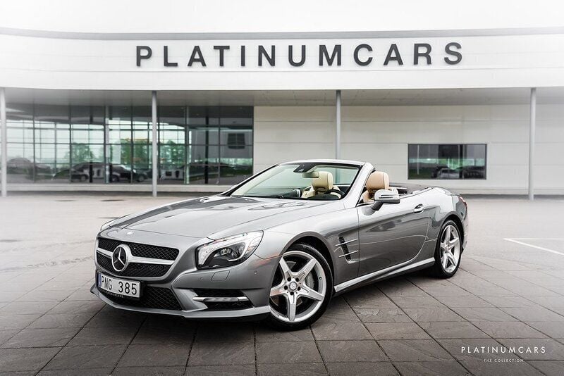 Silver Begagnad 2012 Mercedes SL500 AMG Cab | 599 000 kr - Bild 1/4