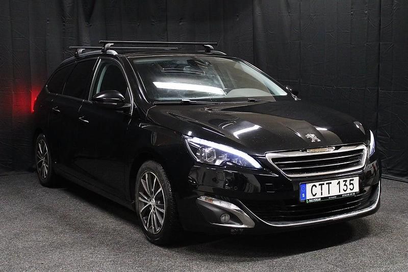 Svart Begagnad 2014 Peugeot 308 SW Allure Kombi | 79 900 kr (Marknadspris) - Bild 1/4