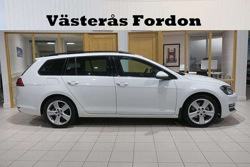 Begagnad VW Golf VII GT 140 HK (102 kW) 2013 Vit Kombi
