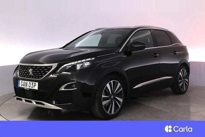 Svart Begagnad 2020 Peugeot 3008 GT SUV | 244 900 kr (Bra pris) - Bild 1/4