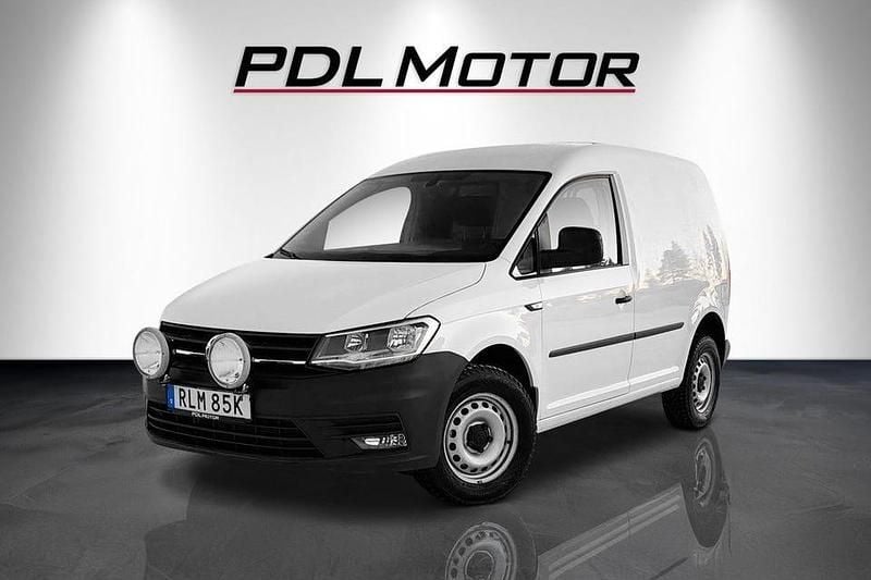 Vit Begagnad 2020 VW Caddy Minibuss | 249 900 kr (Marknadspris) - Bild 1/4