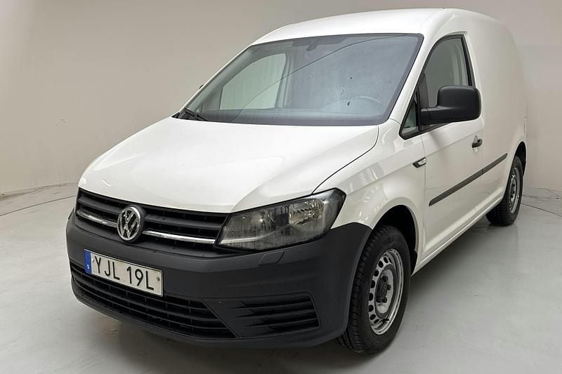 Vit Begagnad 2019 VW Caddy Minibuss | 99 000 kr (Bra pris) - Bild 1/4